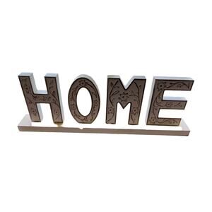 Farmhouse Decor Rustic Wood Home Sign Decor for Wall Cutout